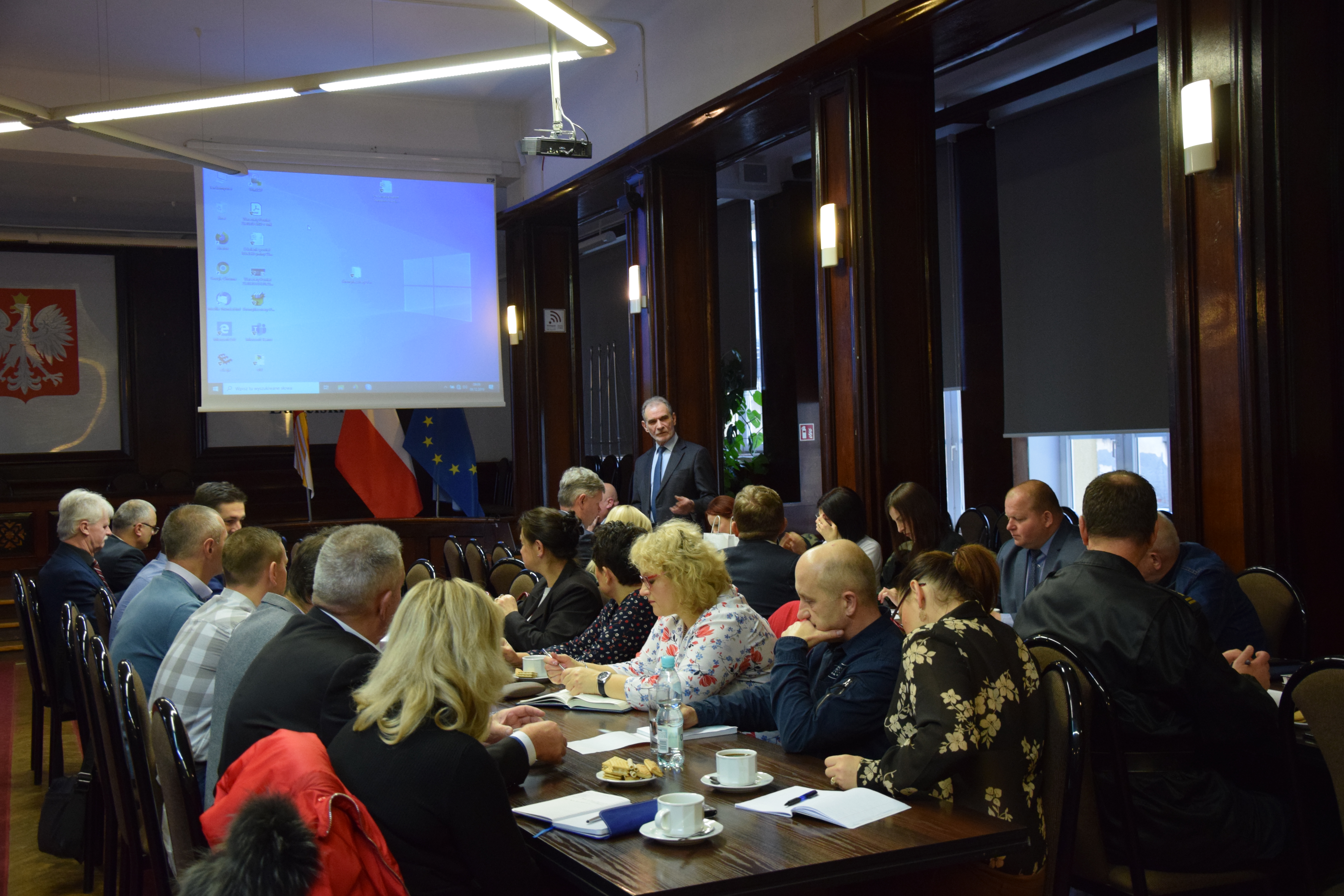 Posiedzenie Powiatowego Zespołu Zarządzania Kryzysowego w dniu 9 grudnia 2019 r.